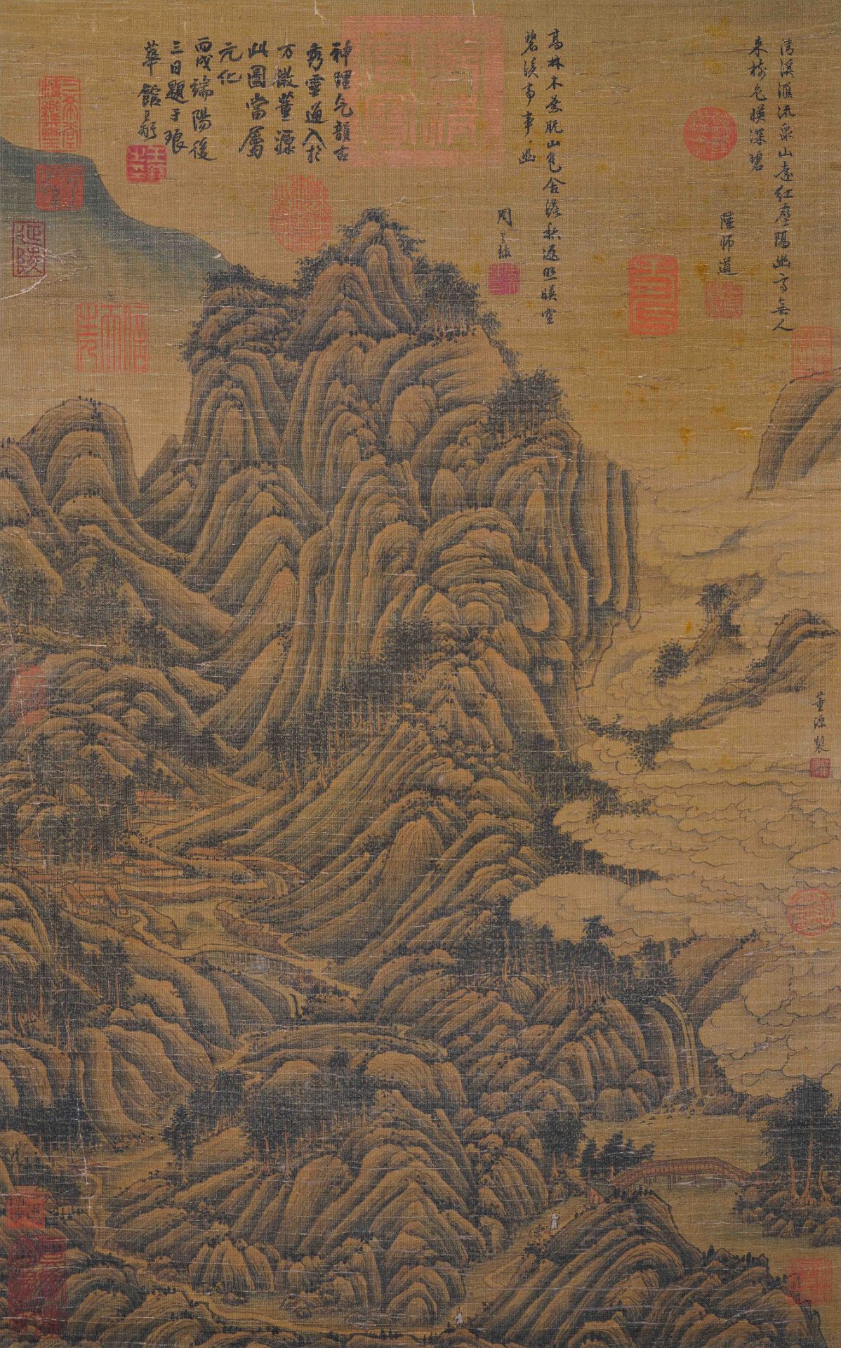 董源 A Chinese Scroll Painting By Dong Yuan - Bild 2 aus 15