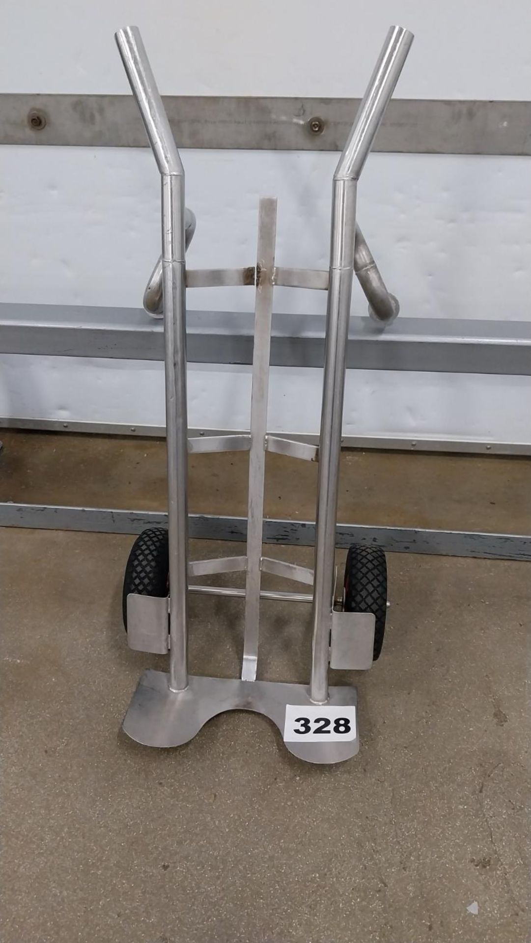 STAINLESS STEEL TROLLEY.