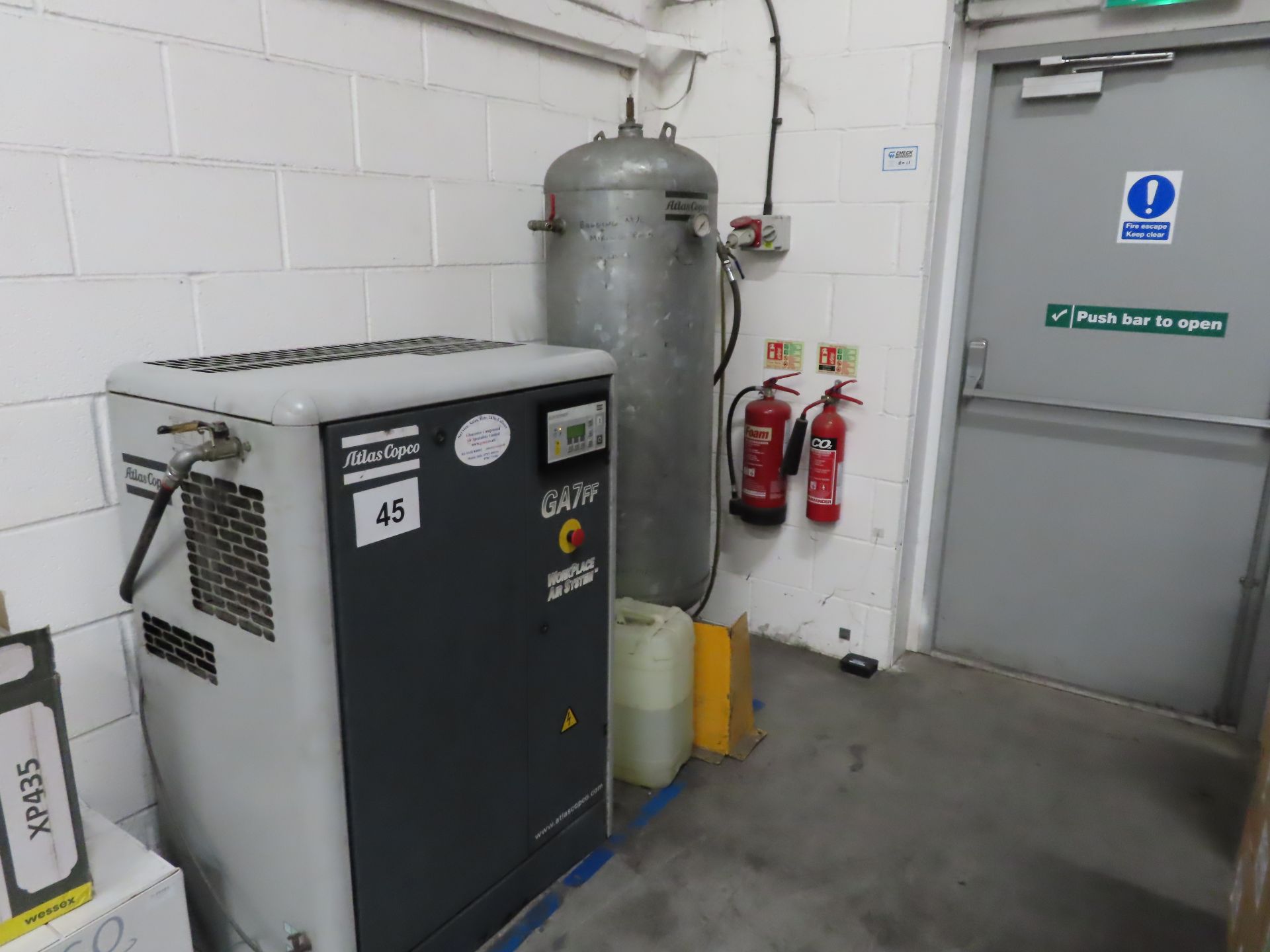 ATLAS COPCO GA7FF AIR COMPRESSOR. - Image 4 of 4