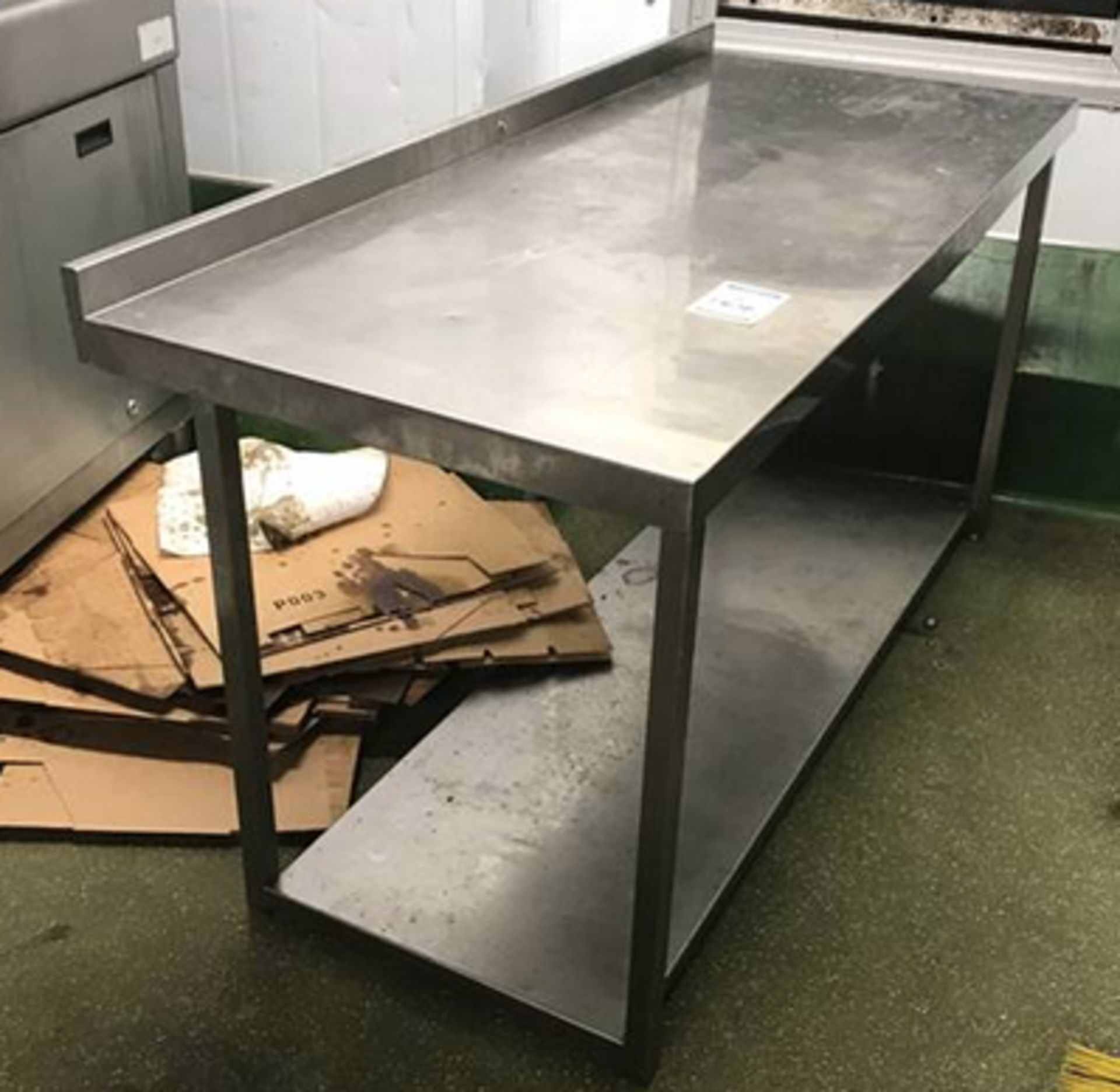 STAINLESS STEEL TABLE. - Image 2 of 2