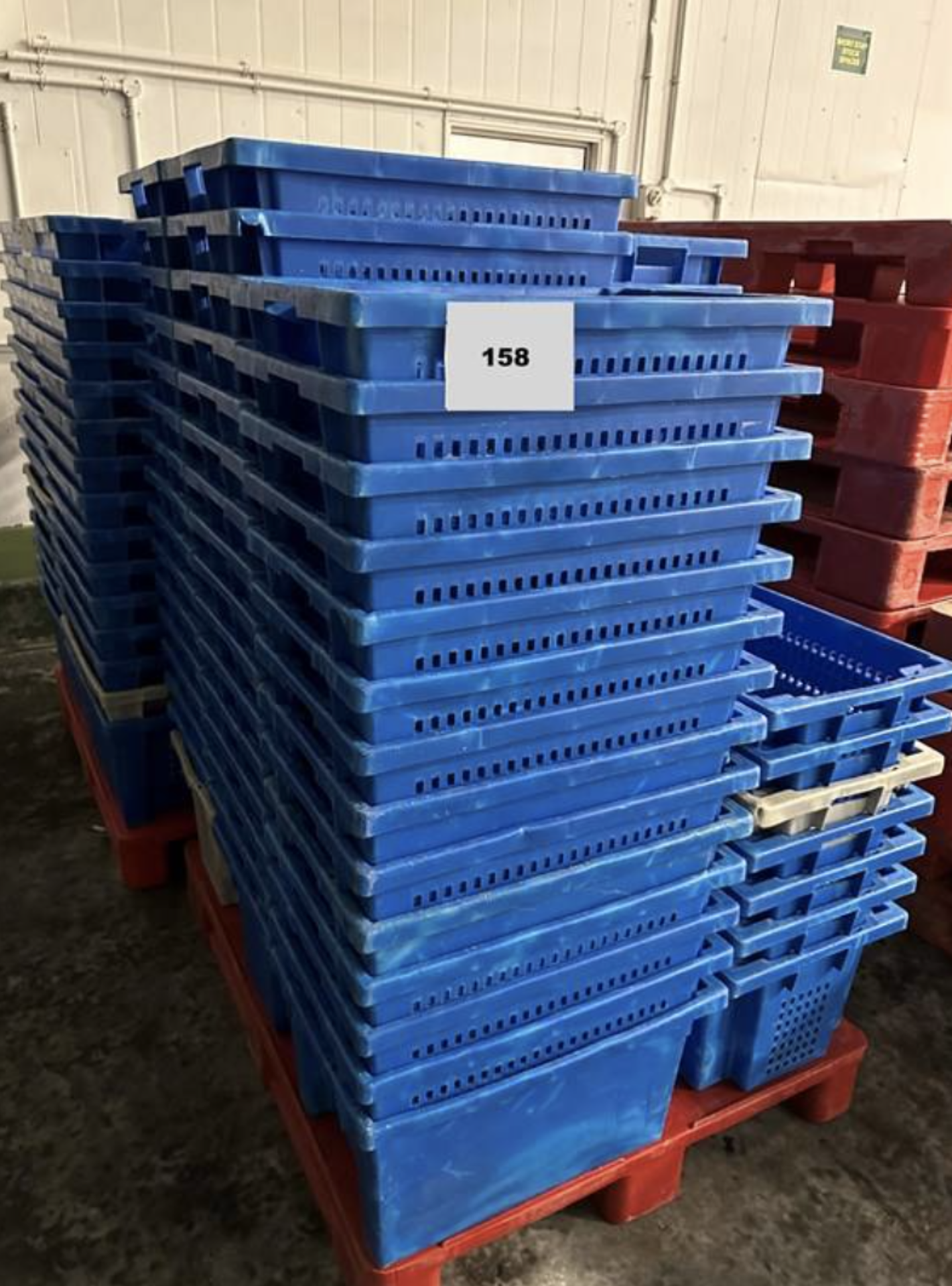 QTY PLASTIC CRATES.