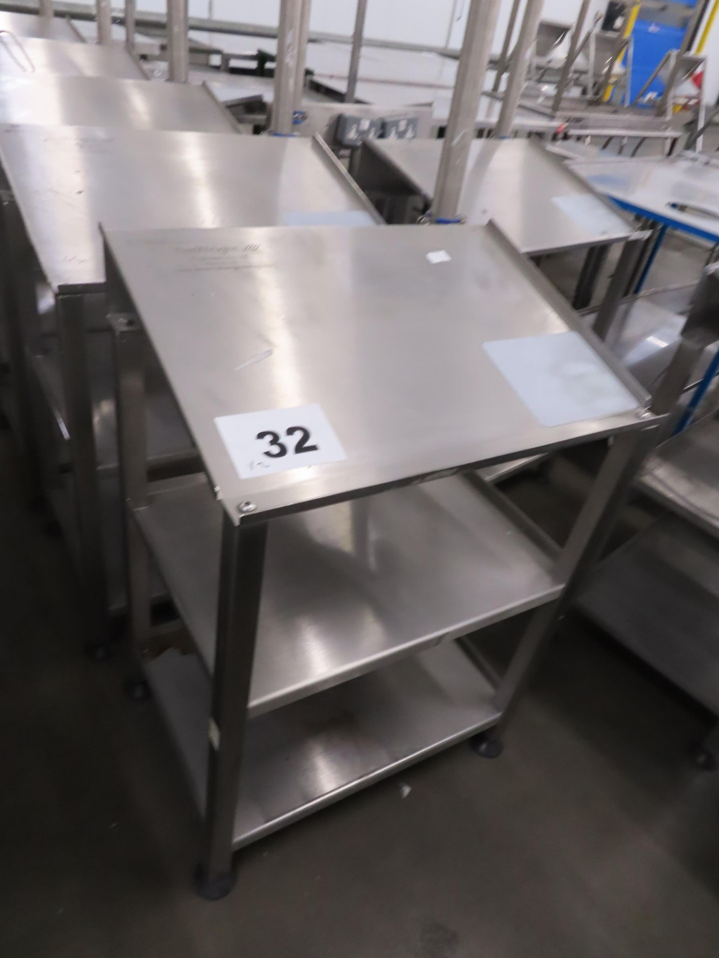 2 X STAINLESS STEEL HEAVY DUTY LECTERNS. - Image 2 of 2