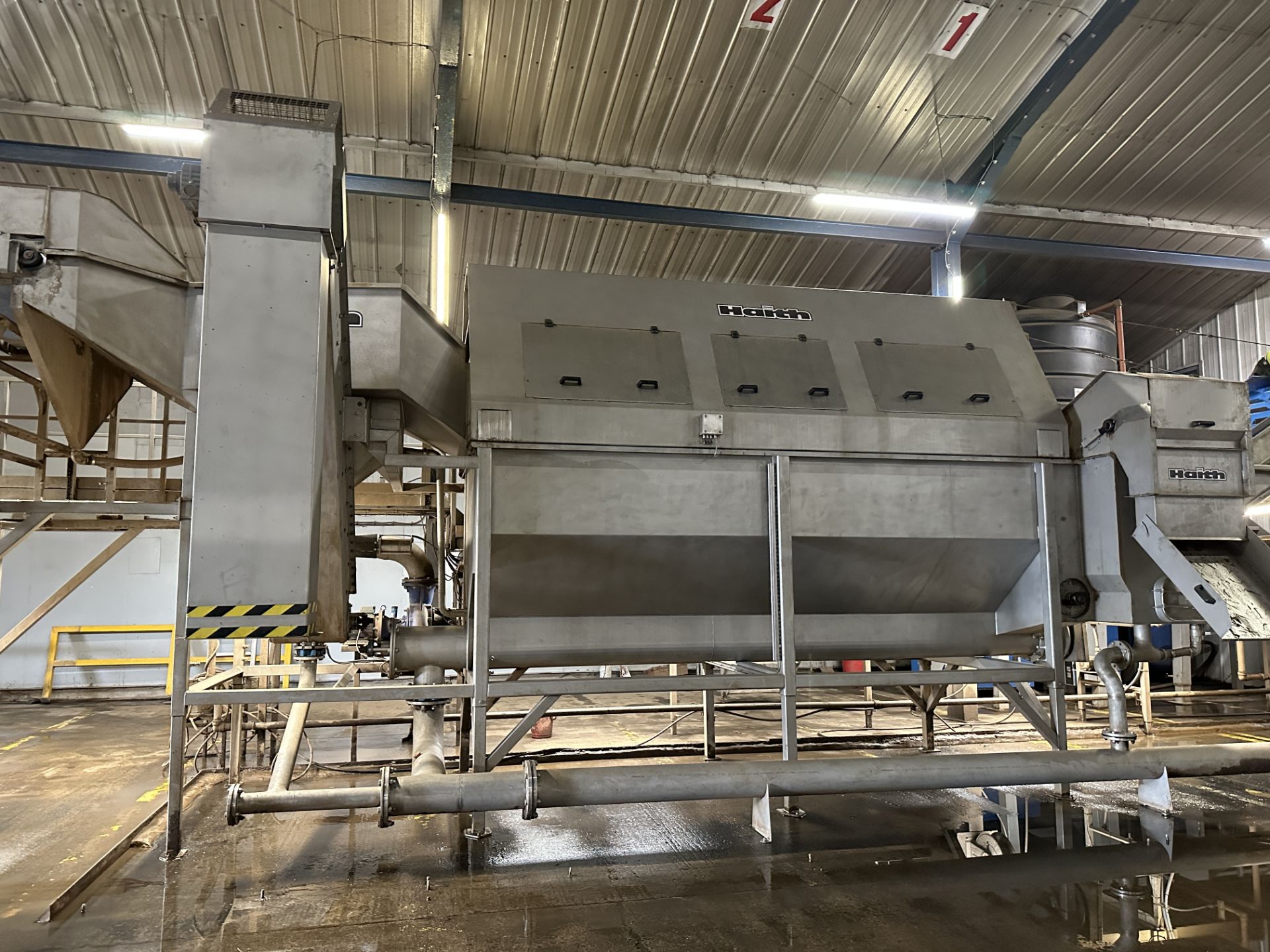 HAITH 1500 SEMI- SUBMERGED WASHER. + HAITH SUPER FLUME STONE SEPARATOR. YEAR 2021.