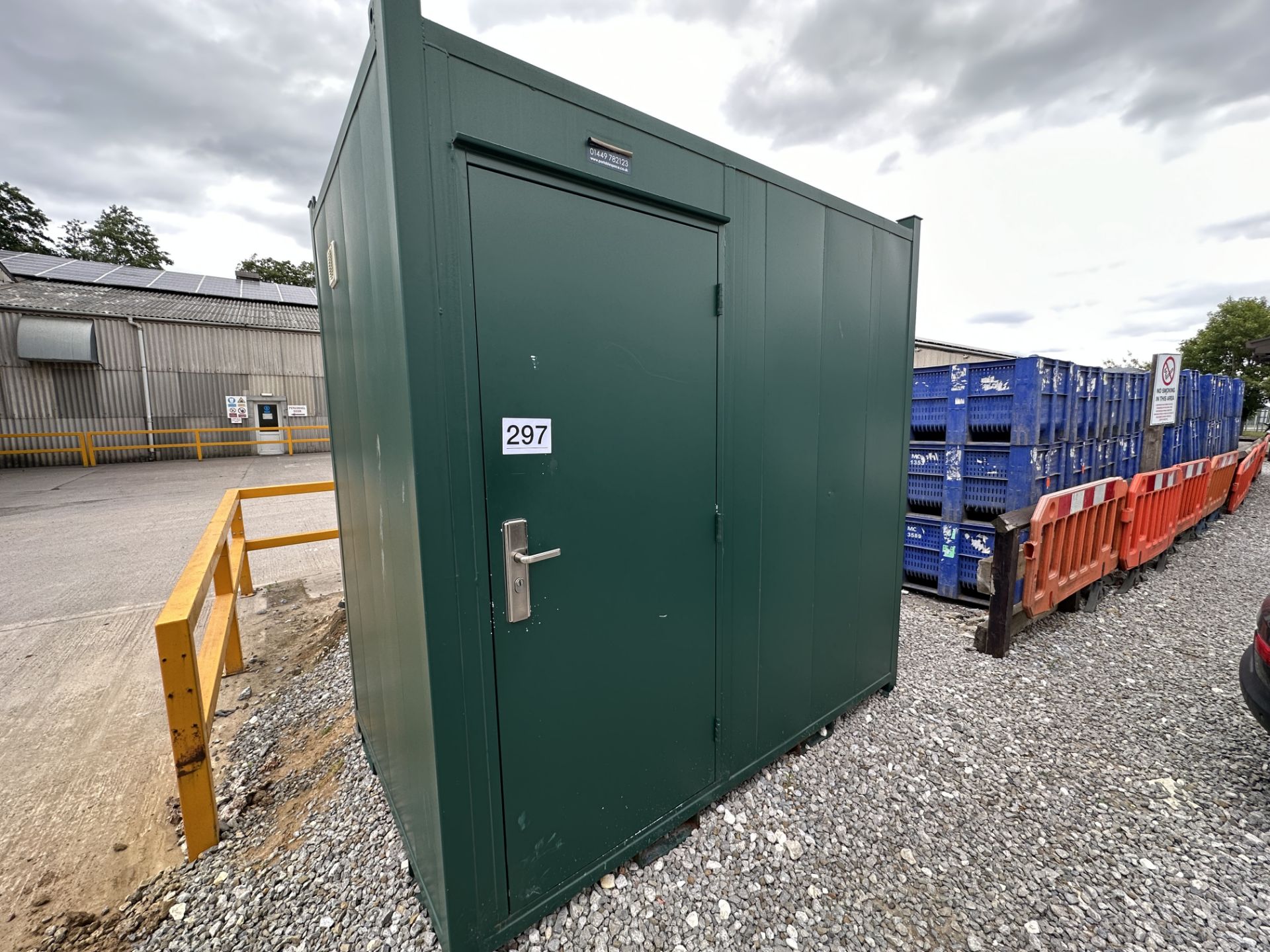 PORTABLE SHOWER BLOCK AND TOILET.