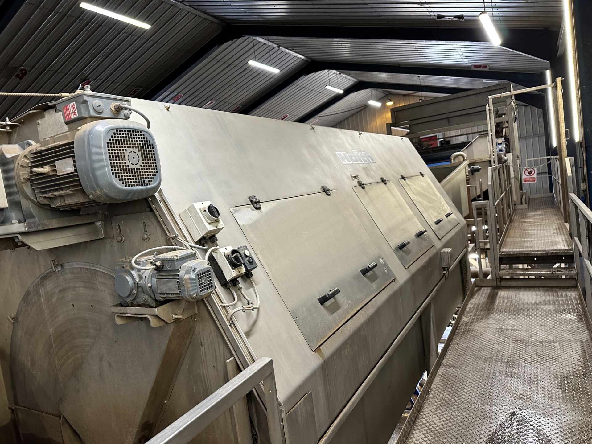 HAITH 1500 SEMI- SUBMERGED WASHER. + HAITH SUPER FLUME STONE SEPARATOR. YEAR 2021. - Image 4 of 23