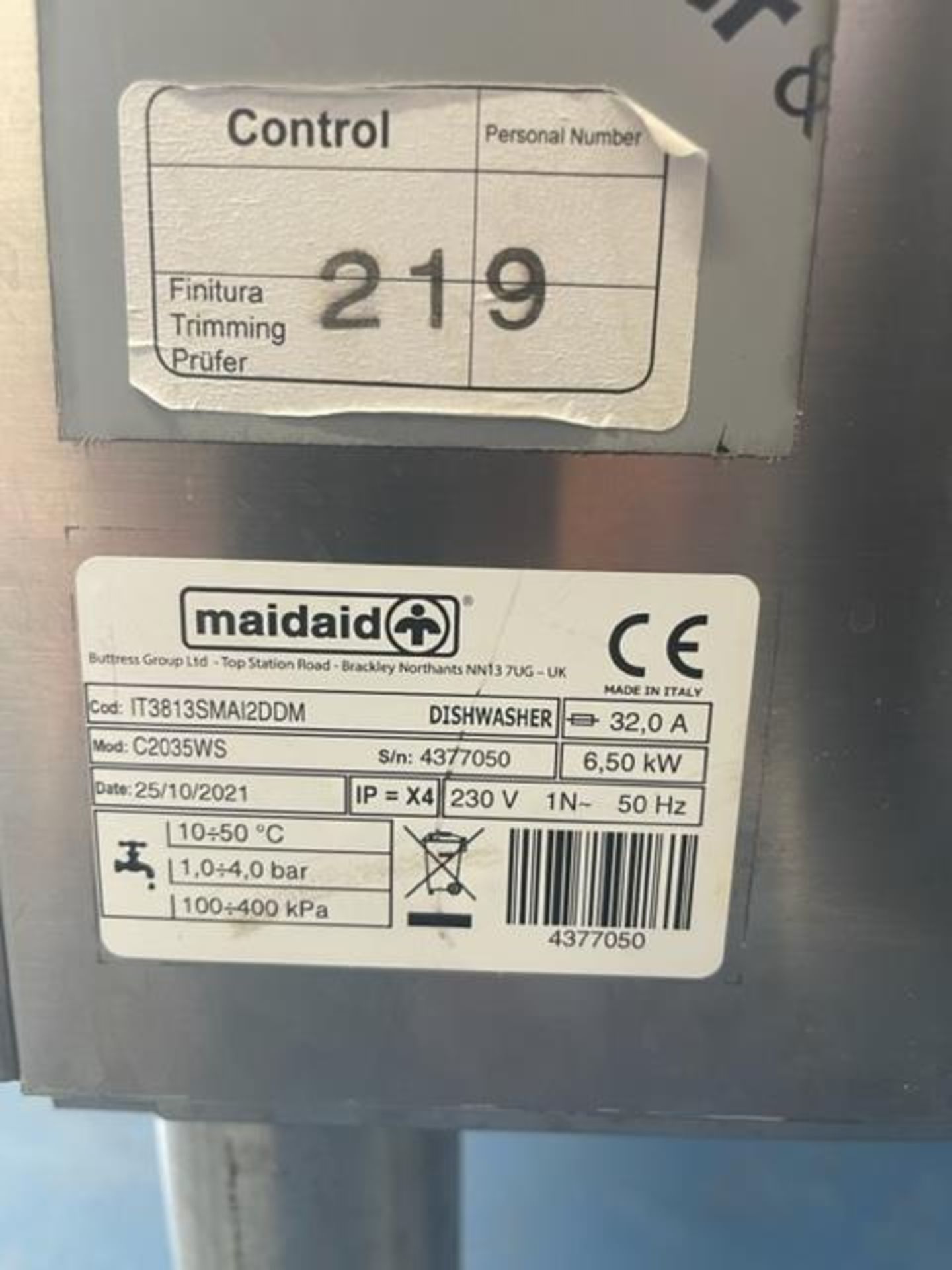 MAIDAID DISHWASHER. - Image 3 of 3