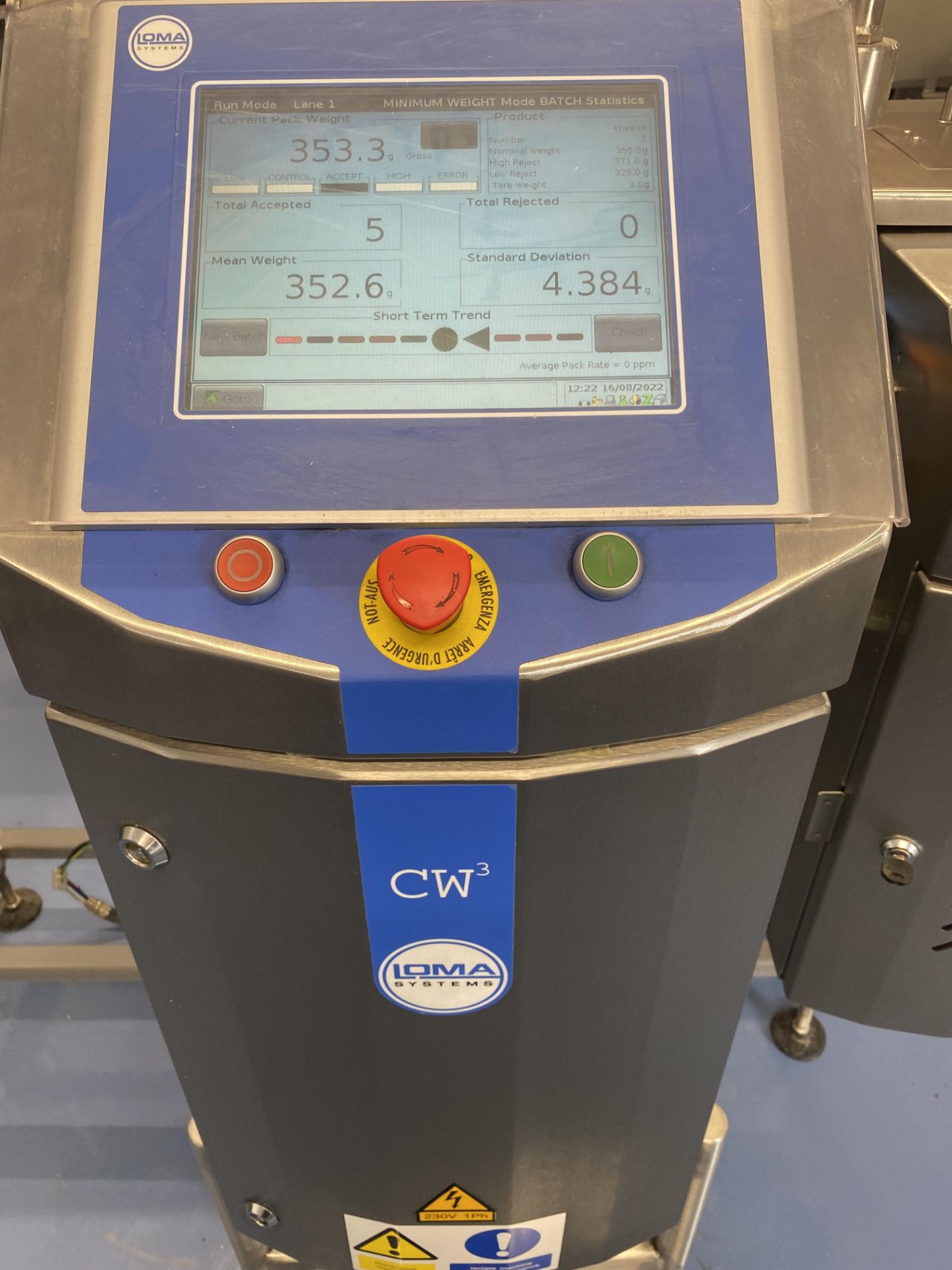 LOMA CW3 CHECKWEIGHER. - Image 7 of 9