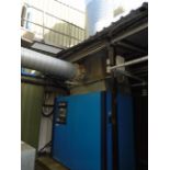 COMPAIR DELCOS COMPRESSOR C/W EXHAUST DUCTING AXIL FAN FOR HEATING INC HOT WATER RECOVERY SYSTEM