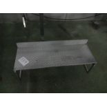 S/S CHEQUER PLATE BENCH.