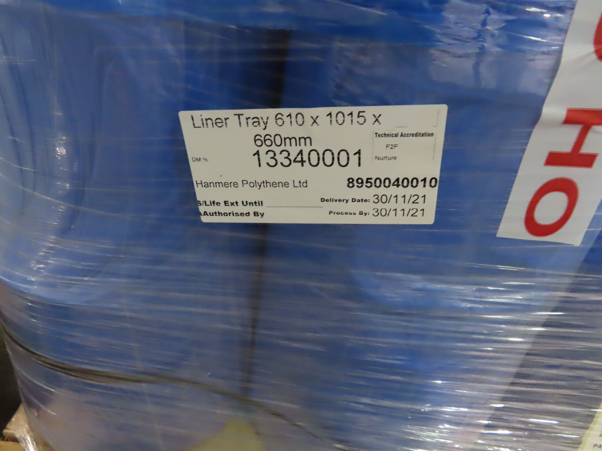 2 X PALLET TRAY LINERS. - Image 2 of 6