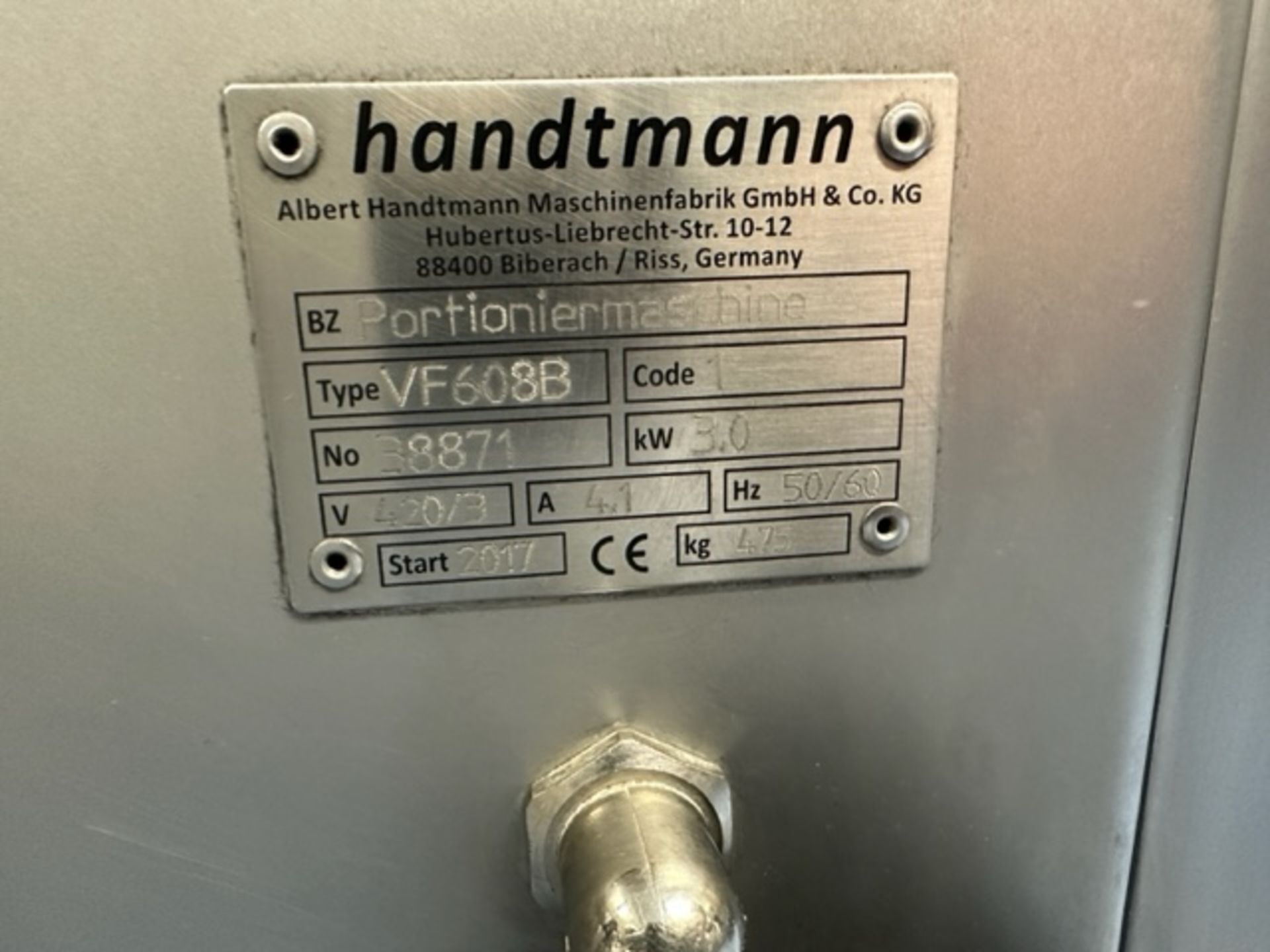 HANDTMANN VF608B MOBILE VACUUM FILLER, AS NEW. WITH LOTS OF SPARES. - Bild 6 aus 6