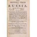 Russia.- [Weber (Friedrich Christian)] The Present State of Russia, 2 vol., first English edition, …