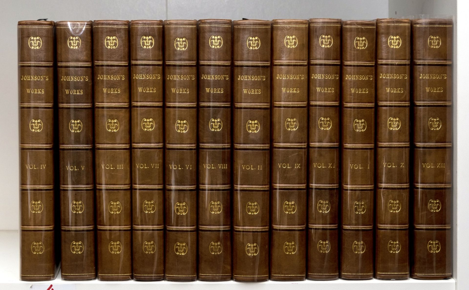 Johnson (Samuel) The Works, 12 vol., new edition, Nichols & son et al, 1816.