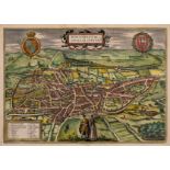 Norwich.- Braun (Georg) and Franz Hogenberg. Nordovicum Angliae Civitas, engraved bird's-eye plan, …