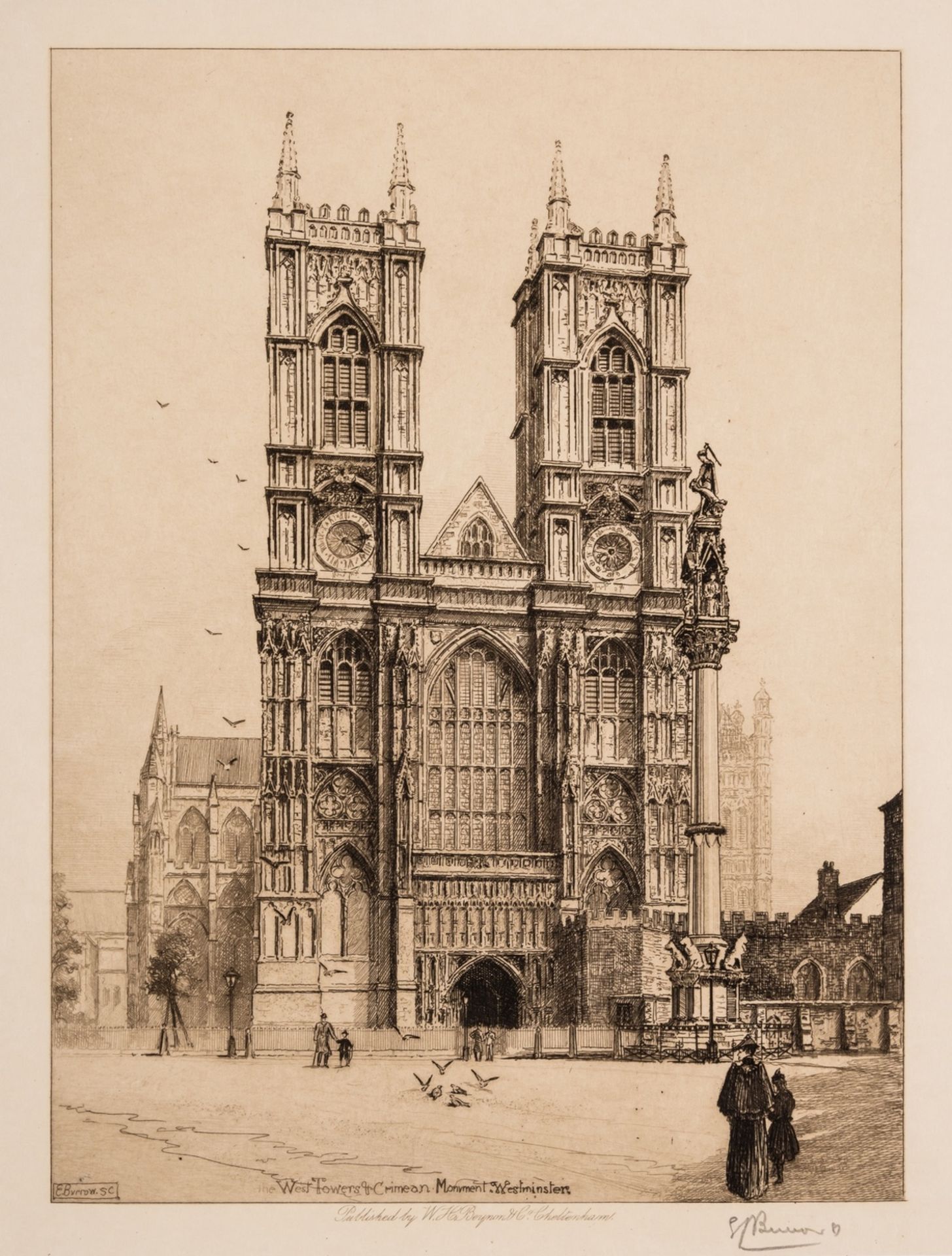 London.- Burrows (Edward J.) Westminster Portfolio (The), Cheltenham, [c.1880].