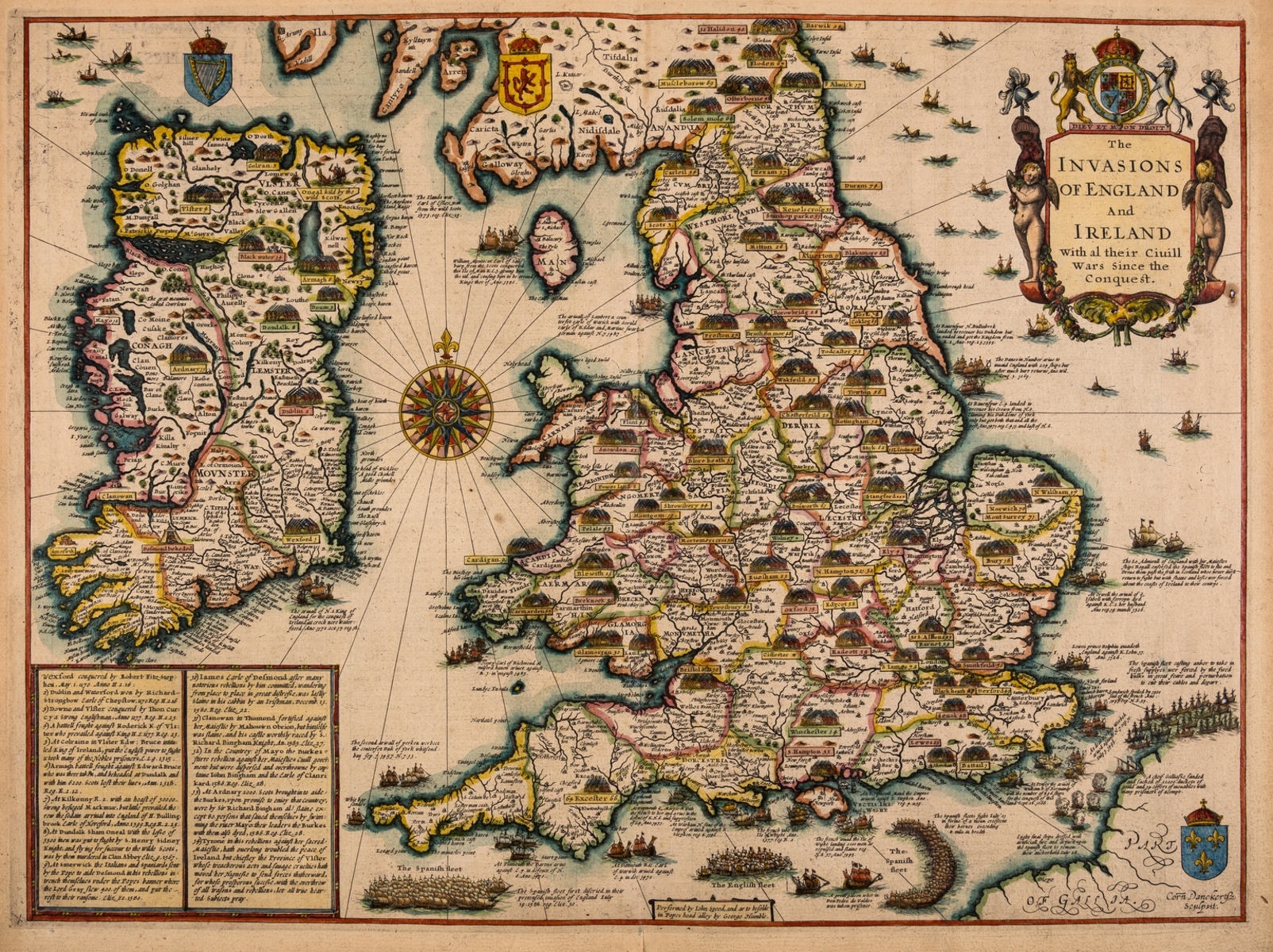 British Isles.- Speed (John) The Invasions of England and Ireland with al their Civill Wars Since …