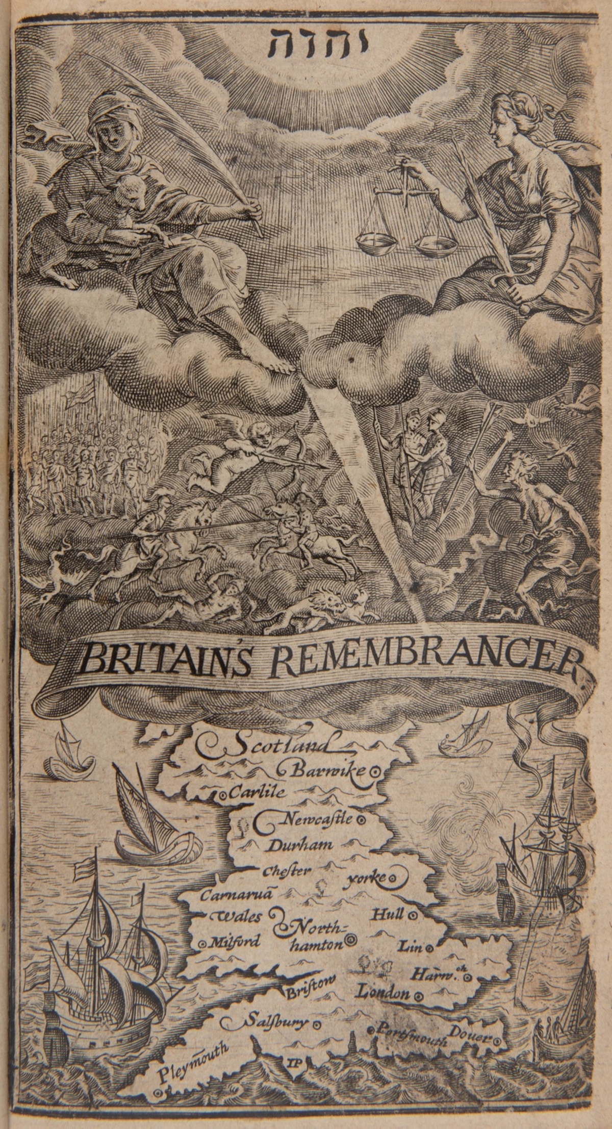 Plague.- Wither (George) Britain's Remembrancer, first edition, Imprinted for Great Britaine and …