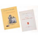 Bibliography.- Westbury (Lord) Handlist of Italian Cookery Books, Florence, Leo S. Olschki, 1963; …