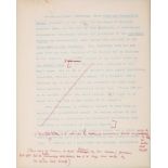 David (Elizabeth) Typescript on Christian Isobel Johnstone, with autograph corrections, [c.1950]; …