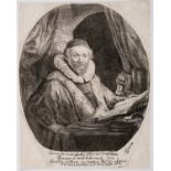 Rembrandt van Rijn (1606-1669) Portrait of Jan Uytenbogaert, preacher of the Remonstrants