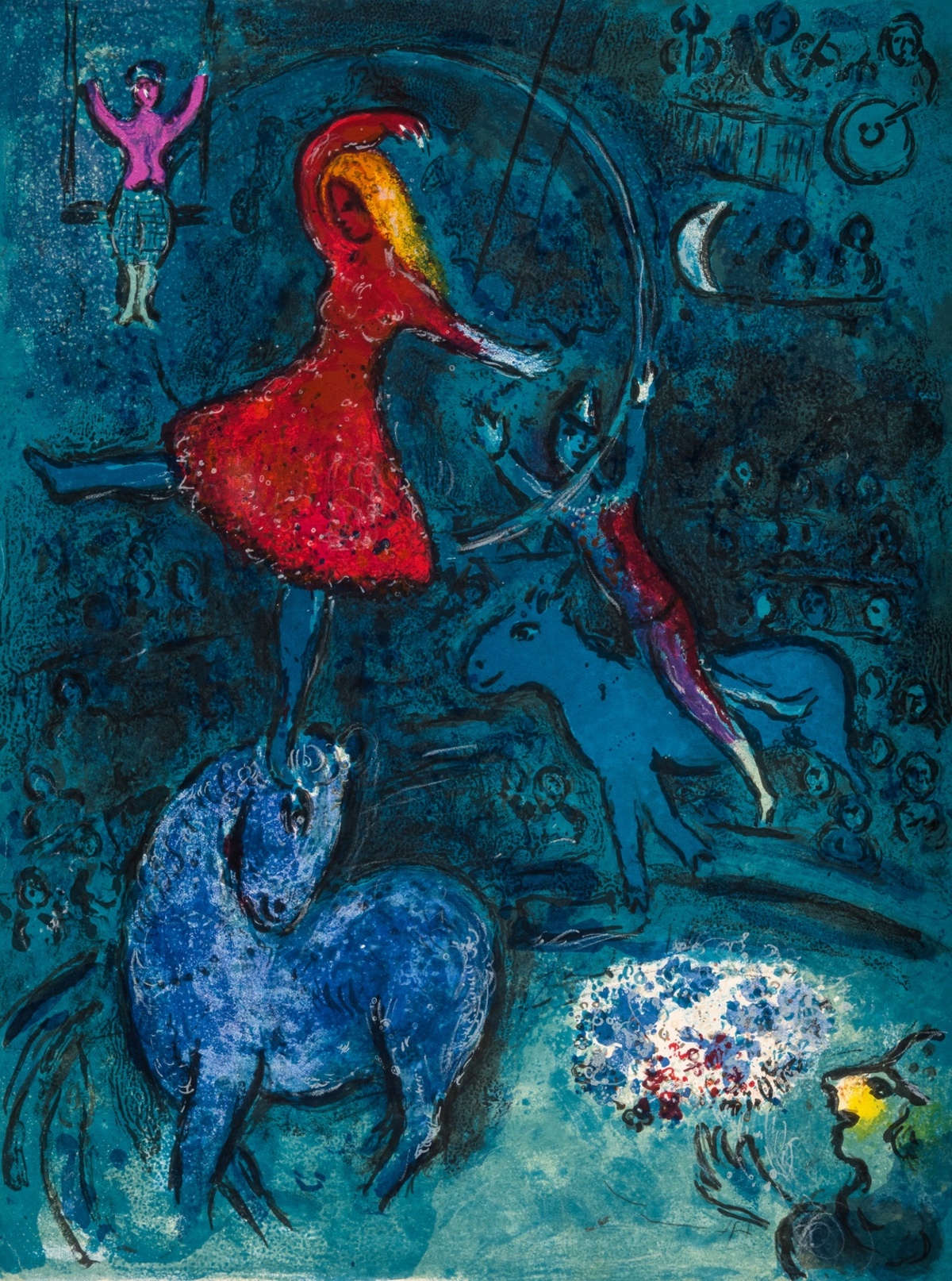 Marc Chagall (1887-1985) Plate 6, from Le Cirque (Cramer 68; Mourlot 493)