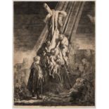 Rembrandt van Rijn (1606-1669) The Descent from the Cross: Second Plate