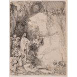 Rembrandt van Rijn (1606-1669) The Raising of Lazarus: The Small Plate