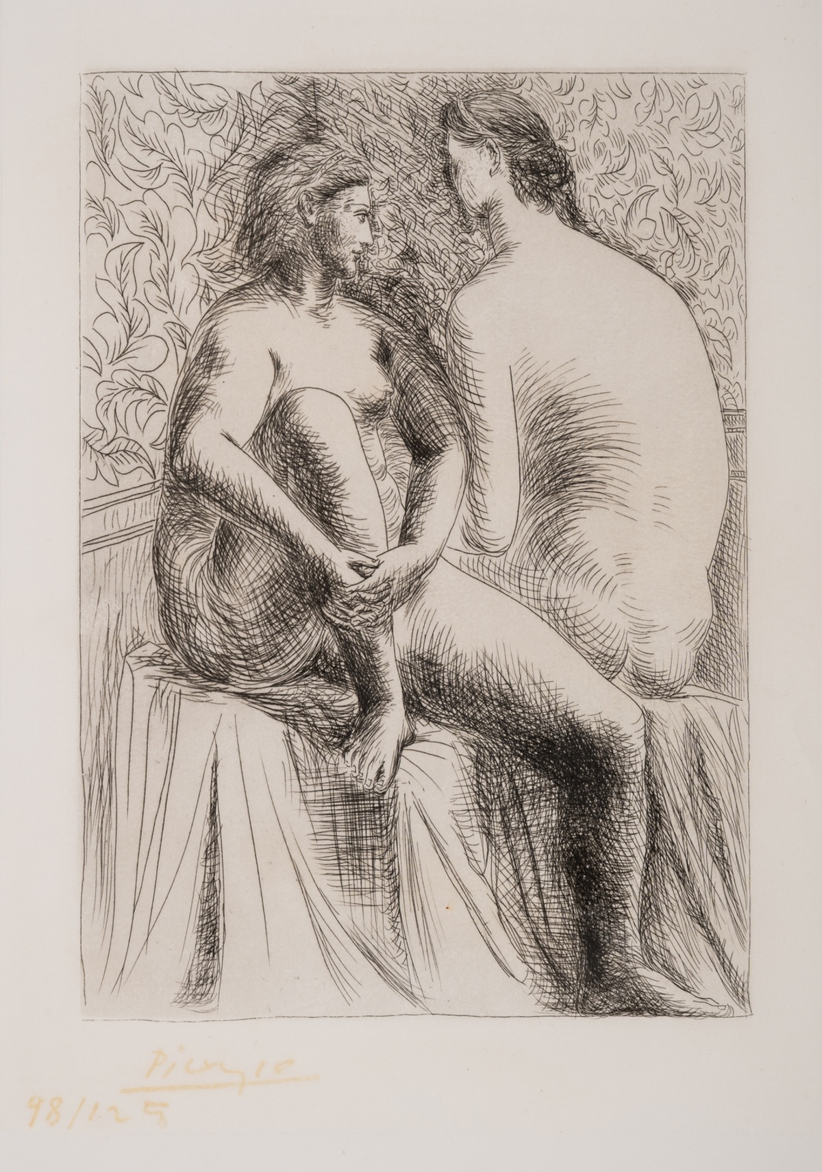 Pablo Picasso (1881-1973) Deux Femmes Nues (Bloch 132)