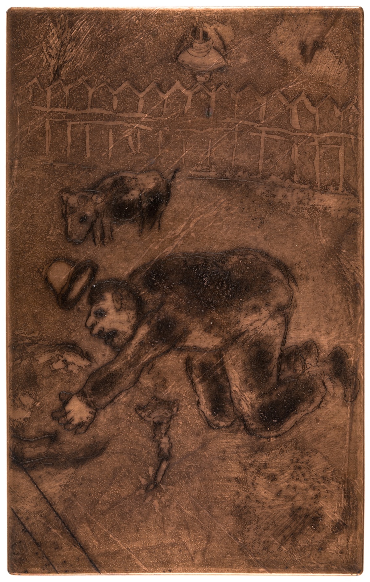 Marc Chagall (1887-1985) Avarice pl. I & II, from Les Sept Péchés Capitaux (Kornfeld 50, & 51, See … - Image 2 of 2