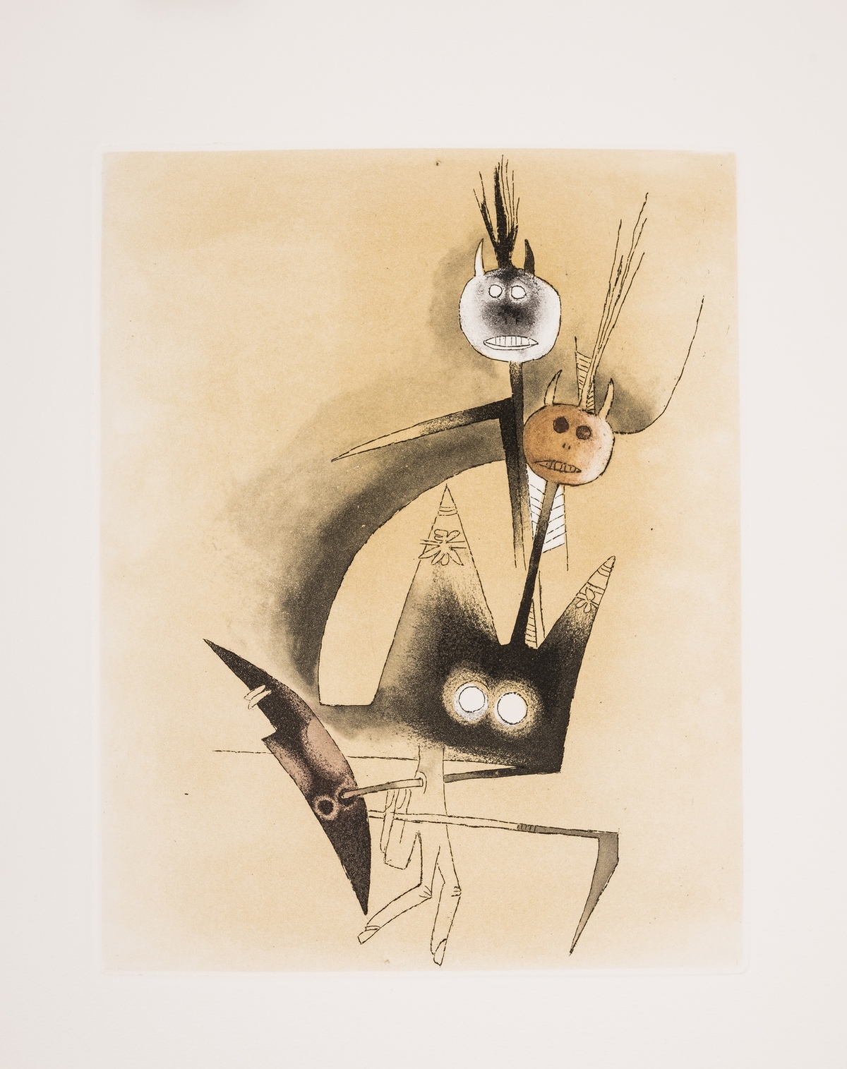 Wifredo Lam (1902-1982) Crosieur Noir - Image 8 of 8