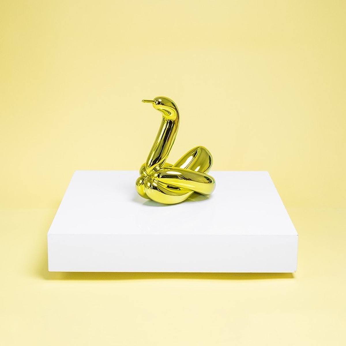 Jeff Koons (b.1955) Balloon Swan (Yellow)