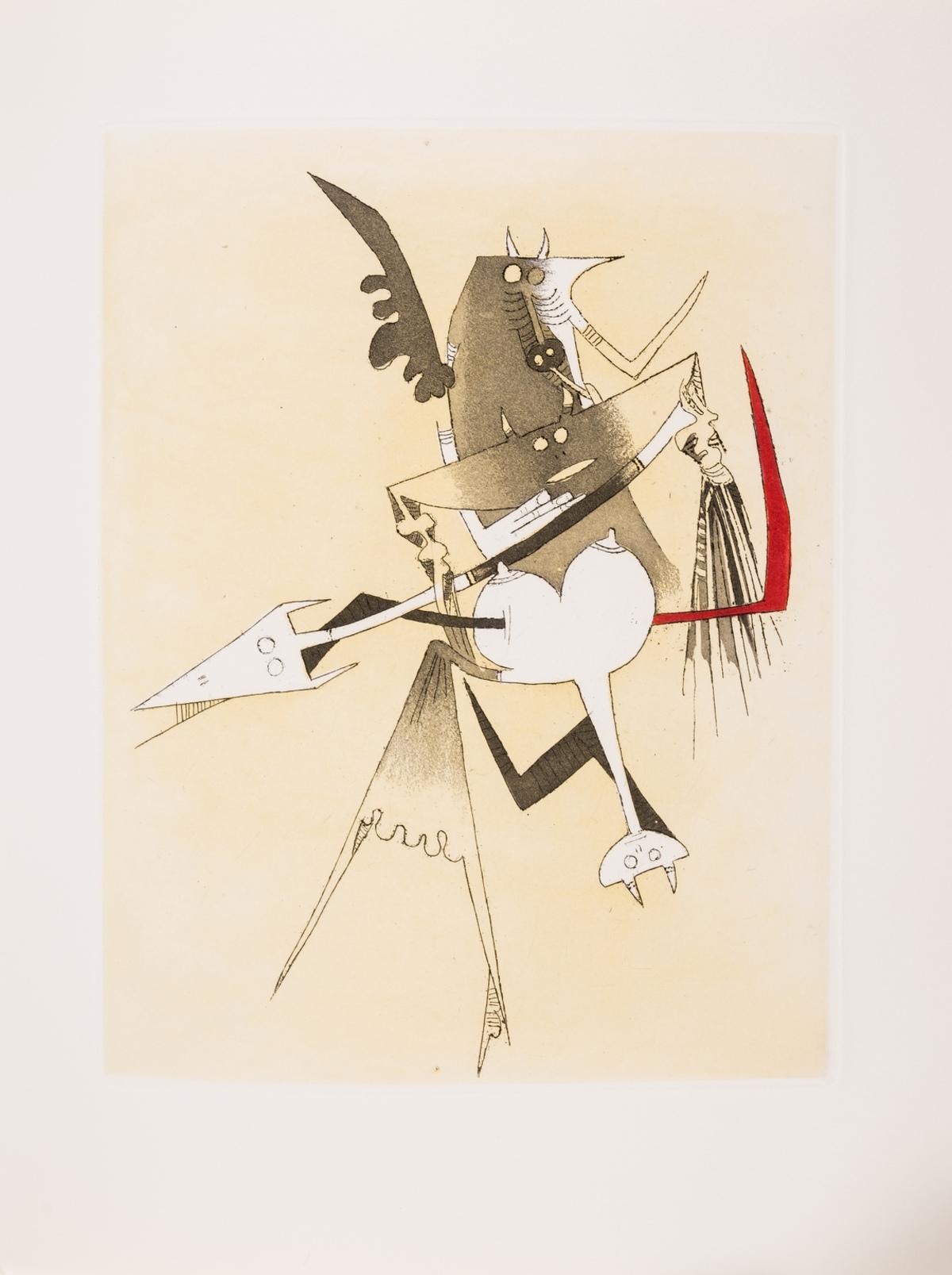 Wifredo Lam (1902-1982) Crosieur Noir - Image 4 of 8