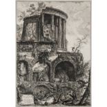 Giovanni Battista Piranesi (1720-1788) Altra Veduta del tempio della Sibilla in Tivoli