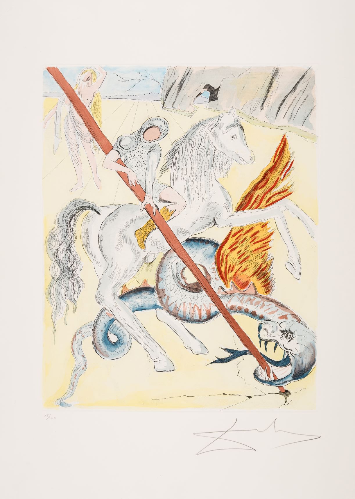 Salvador Dalí (1904-1989) St. George and the Dragon (Field 78-1)