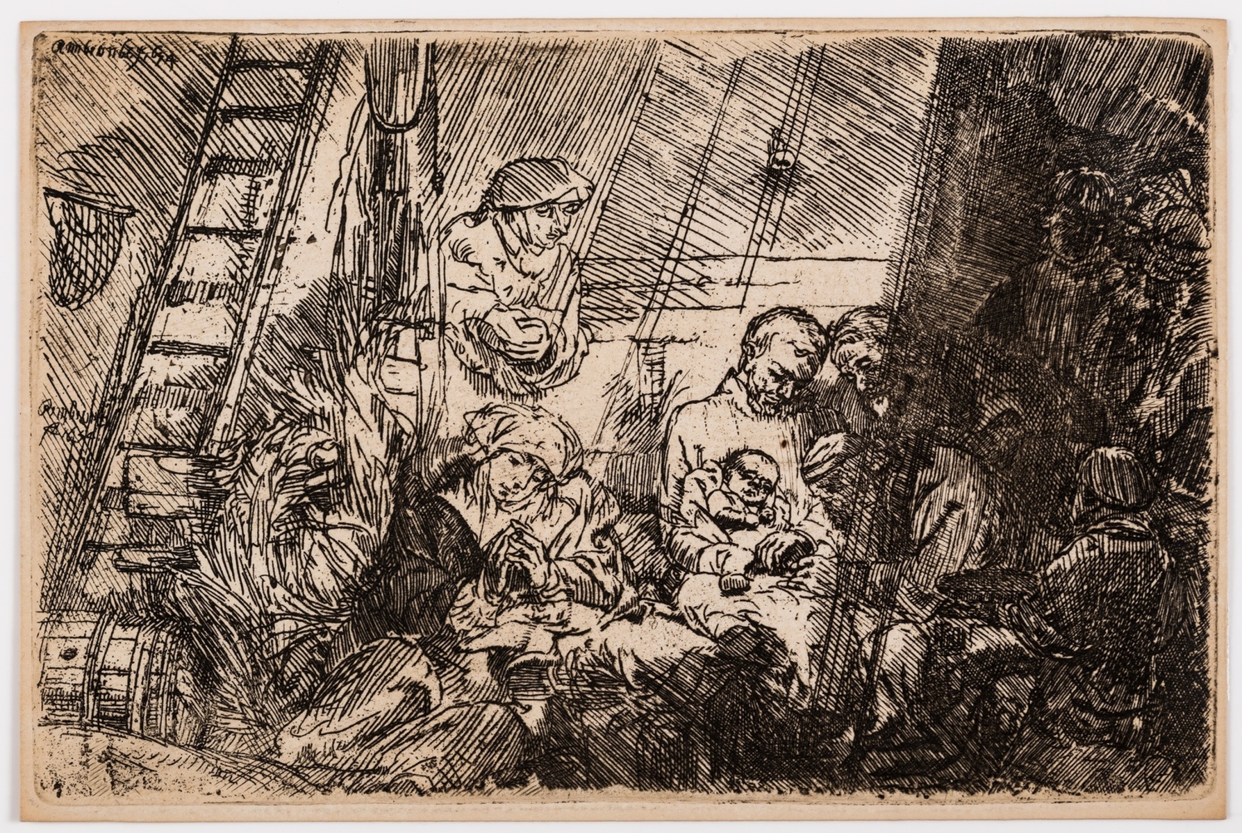 Rembrandt van Rijn (1606-1669) The Circumcision in the Stable