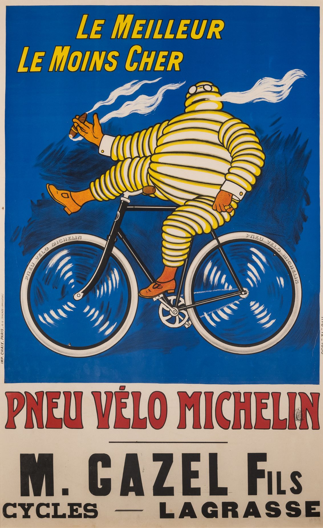 Marius Rossillon O'Galop (1867-1946) Pneu vélo Michelin: Le Meilleur Le Moins Cher, M. Gazel Fils …