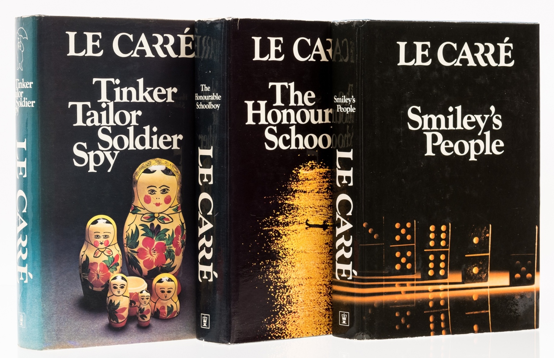 Le Carré (John) [The Karla Trilogy], 3 vol., first editions, cut signatures of the author, 1974-80.