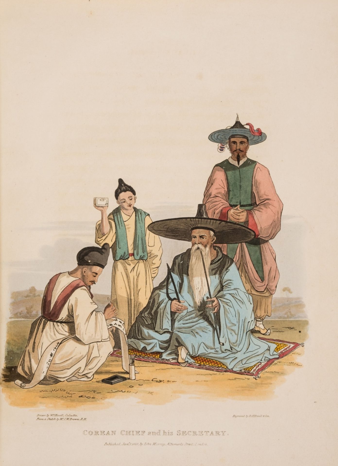 Korea.- Hall (Capt. Basil) Account of a Voyage of Discovery to the West Coast of Corea, and the …