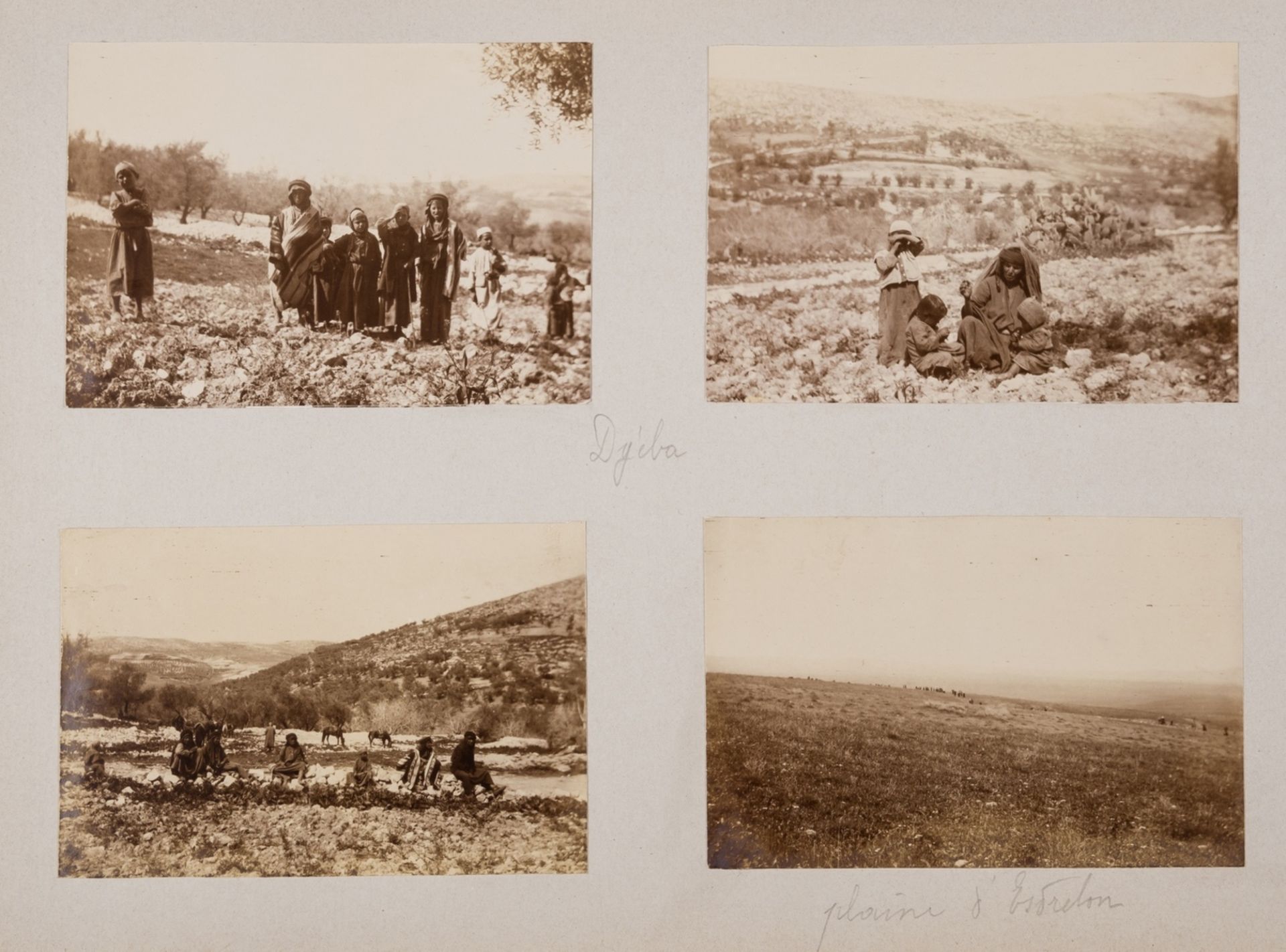 Levant.- Palestine 1906, 119 vintage silver albumen prints, 1906.