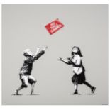 Banksy (b. 1974) No Ball Games (Grey) (Signed)