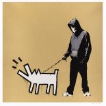 Banksy (b.1974) Choose Your Weapon, Gold (VIP) (Signed)