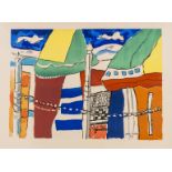 δ Fernand Léger (1881-1955) after. Deauville (Saphire E13)