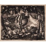 δ Antoni Clave (1913-2005) Corrida (La mort du Torero)