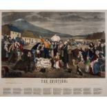 Irish-American Political Broadside.- Robison & Mooney (New York publishers) The Eviction: A Scene …