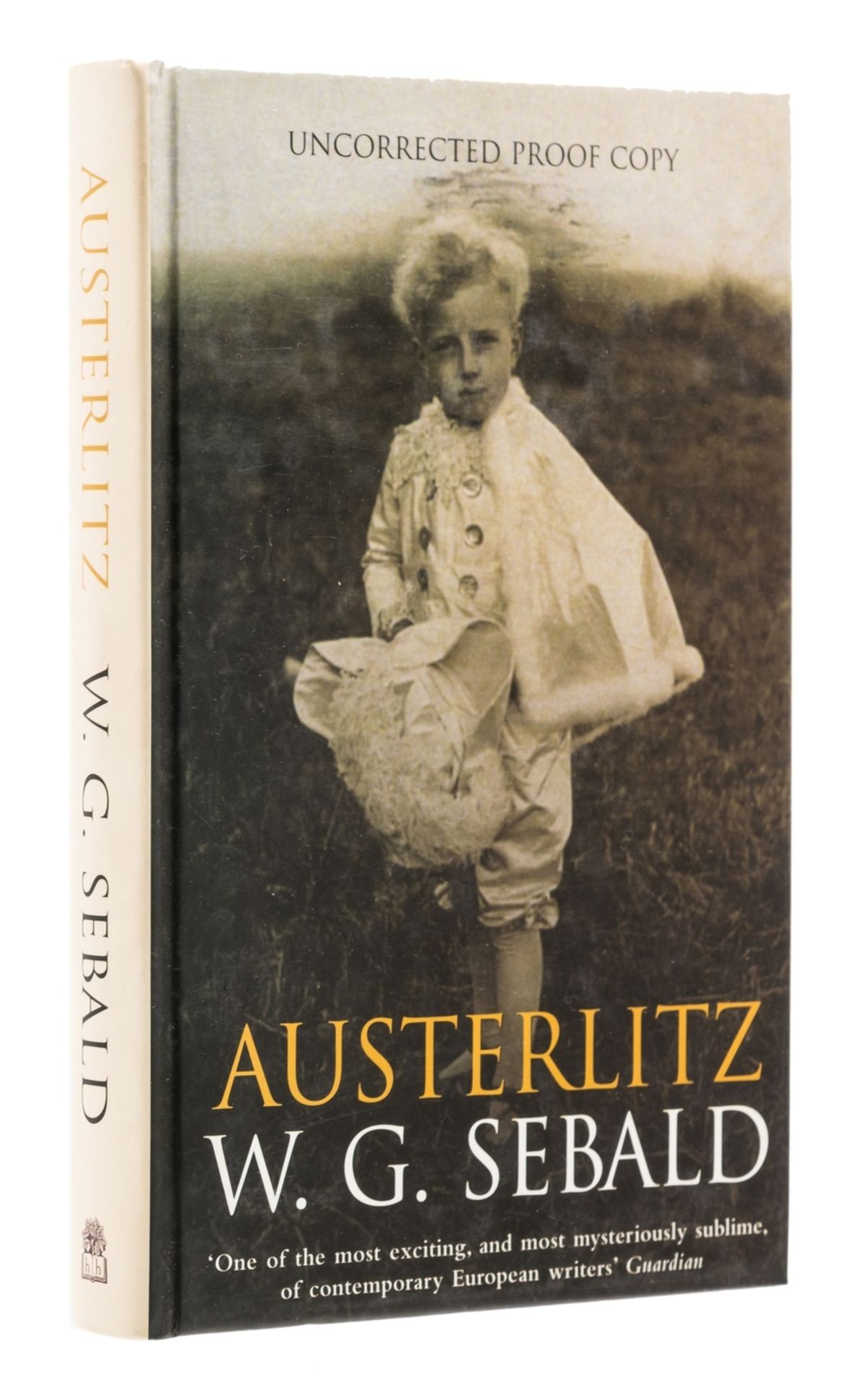 Sebald (W.G.) Austerlitz, uncorrected proof copy, number 2 of 100 copies signed by the author, 2001. - Image 2 of 2