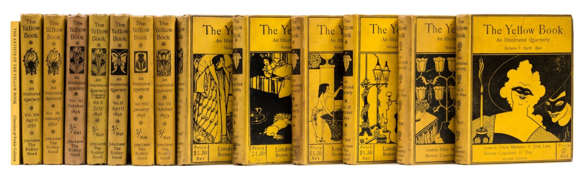 [Beardsley (Aubrey) and others.] The Yellow Book: An Illustrated Quarterly, 13 vol. [all …