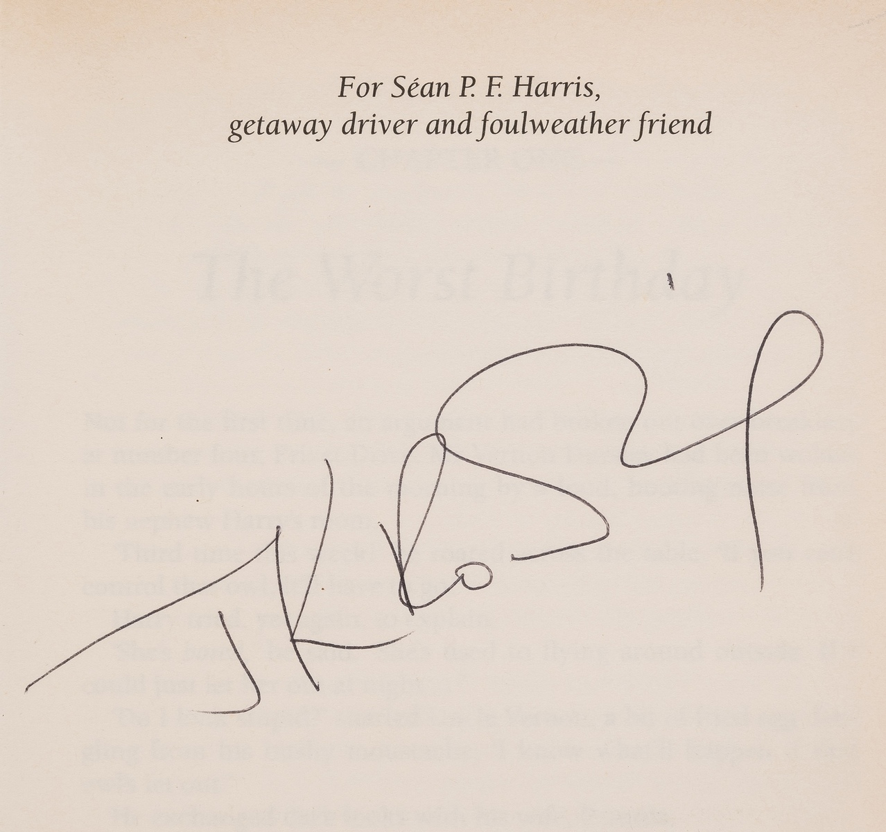 Rowling (J.K.) Harry Potter and the Chamber of Secrets, first edition, signed by the author, … - Image 3 of 3