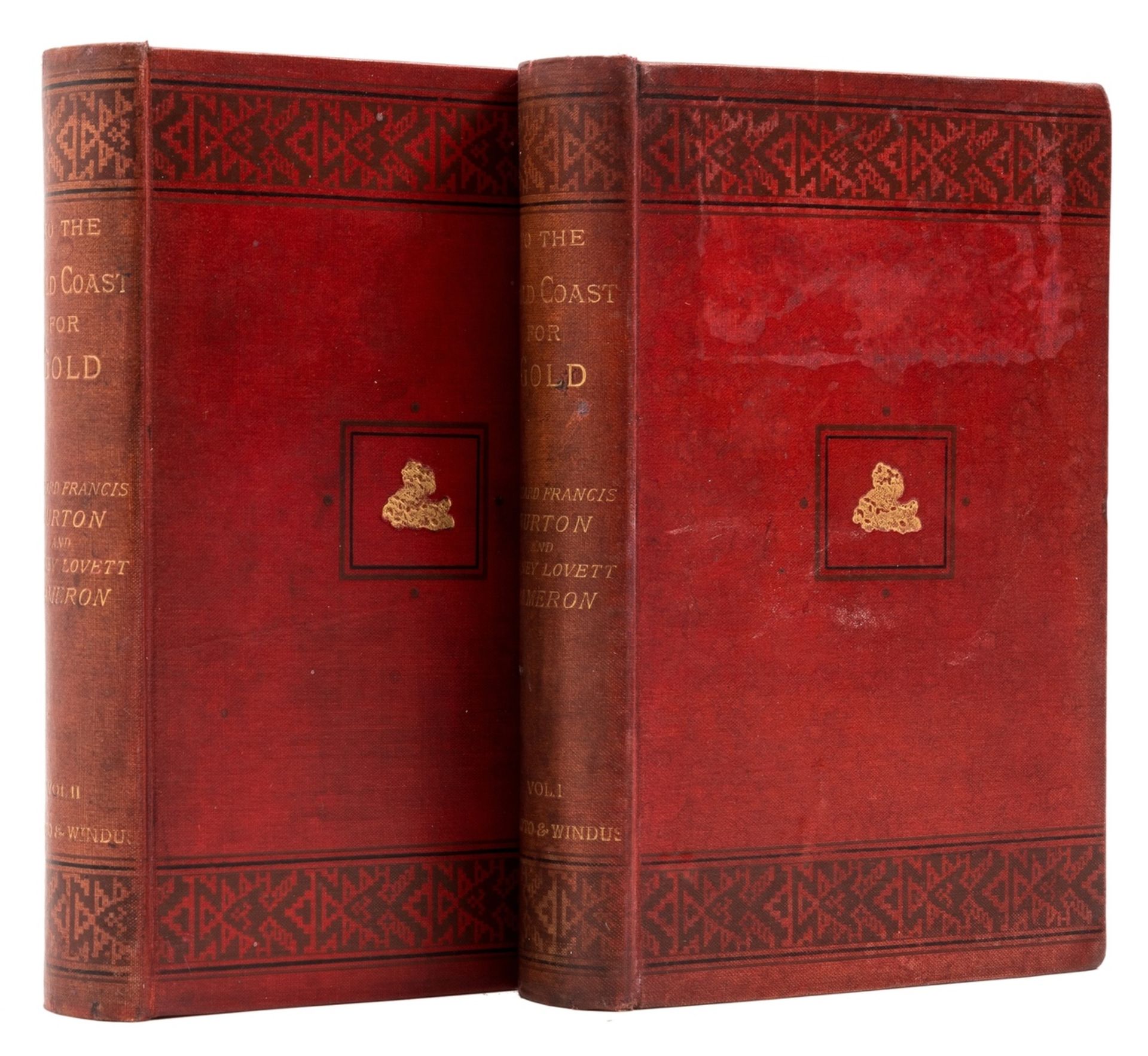 Africa.- Burton (Sir Richard F.) To the Gold Coast for Gold, 2 vol., first edition, 1883.