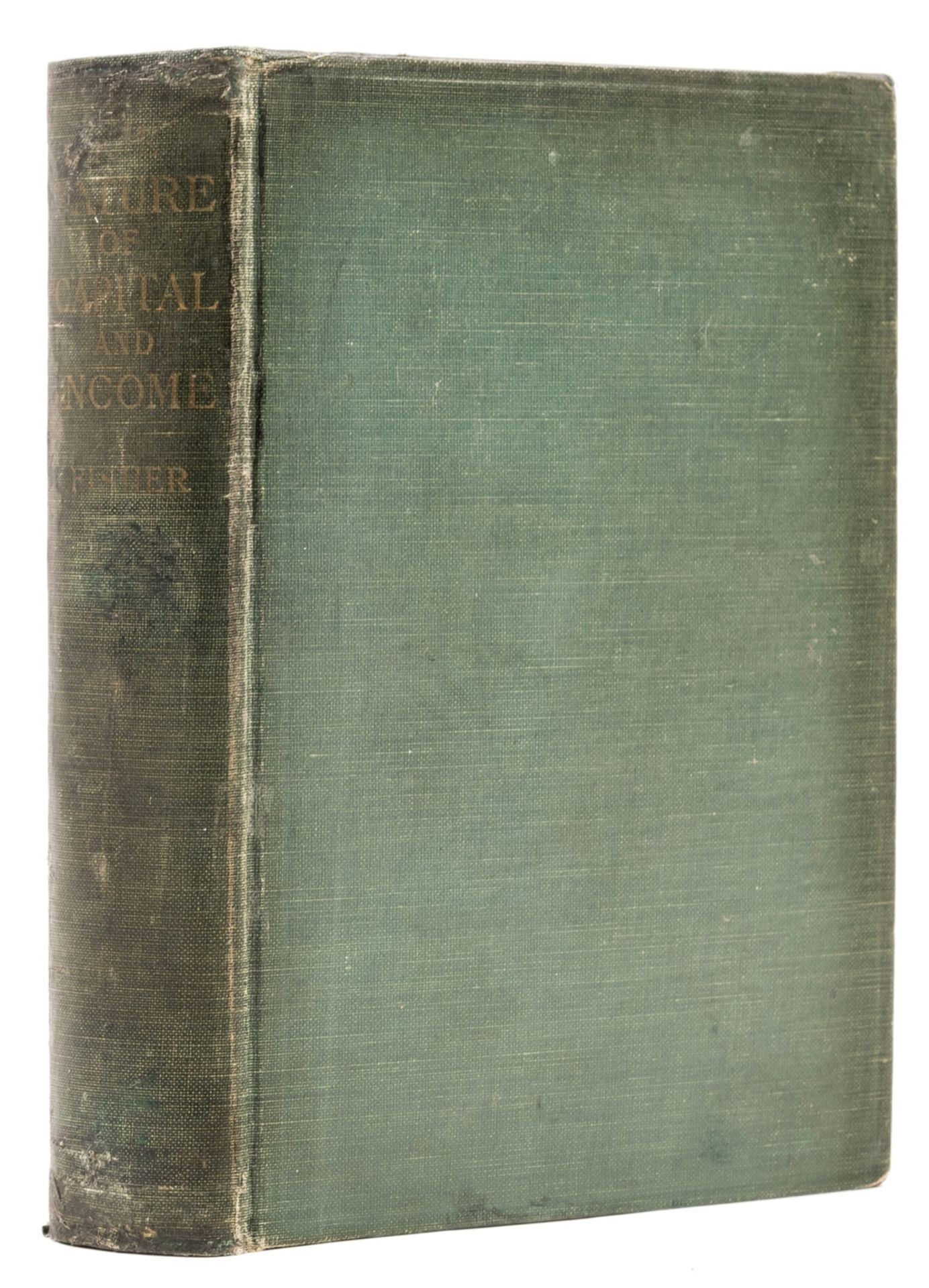 Fisher (Irving) The Nature of Capital and Income, first edition, New York, 1906.