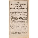 Medicine.- Harvey (Gideon) The Family-Physician, and the House Apothecary, second edition, for …